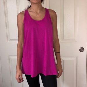 Pink Athleta Flowy Tank Top